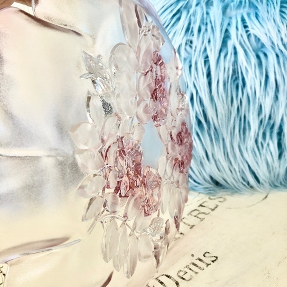 Mikasa, Pink, Vintage, Crystal, Rosella, Serving Platter, Nice Condition - Picture 4 of 8